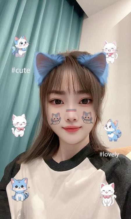 徐汇短发白栀女友洋洋